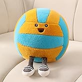Funny Volleyball Plush with Legs – Cute Stuffed Animal Toy for Boys Girls, Volleyball Throw Pillow Gift for Room Decor, Couch or Bed Valentines Day Gifts (Volleyball Pillow 11 Inch)