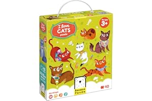 BANANA PANDA I Love Cats Puzzle 3+ Floor Puzzle