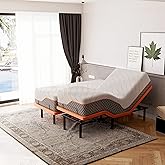 Split King Adjustable Bed Frame with Mattress - 14&rdquo; Luxury Hybrid Mattress | Smart APP Control, Massage, Zero Gravity, Anti-Snore, 5 Minutes Installation, Head and Foot Incline, Medium Soft, Split King