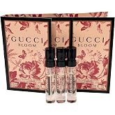 Gucci Bloom INTENSE Sample Perfume Women EDP Spray 1.5 ml / 0.05 oz - set of 3