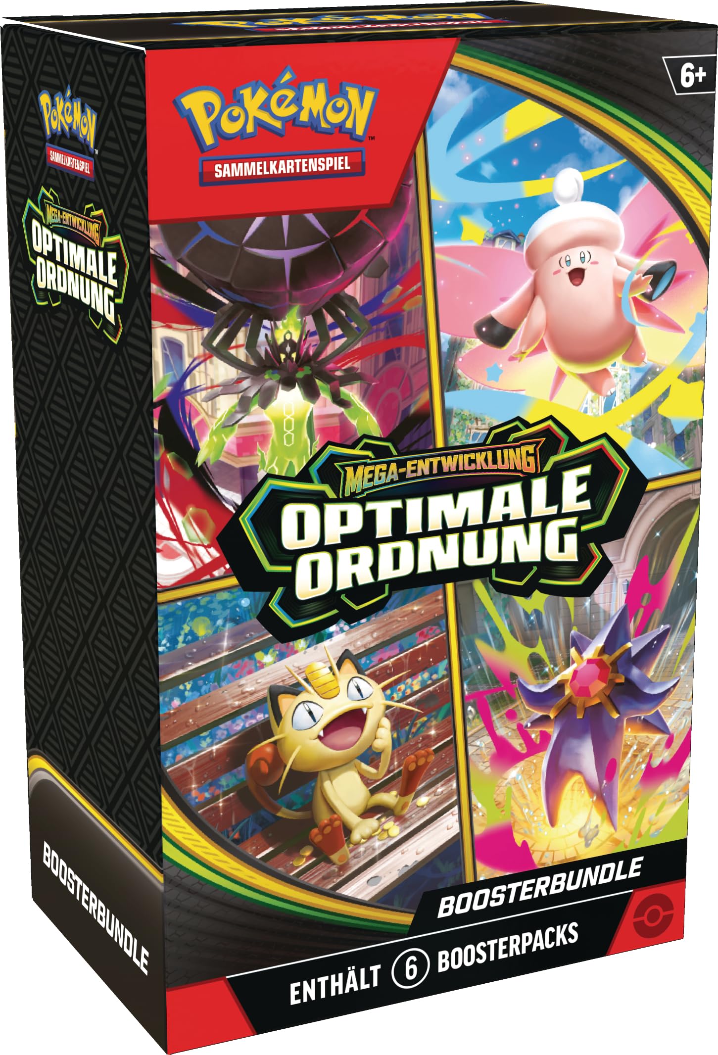 Pokémon-Sammelkartenspiel: Boosterbundle Mega-Entwicklung – Optimale Ordnung (6 Boosterpacks)