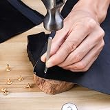 lzijun 360PCS Leather Rivets Kit with Hole Punch Pliers & Tools - 4 Colors view 5