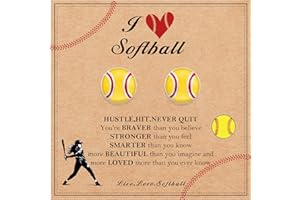 DORANA S925 Sterling Sliver Sports Earrings Stud for Teen Girls Women Baseball/Soccer/Volleyball/Basketball/Softball/Football Hypoallergenic Stud Earrings Game Day Jewelry Gift