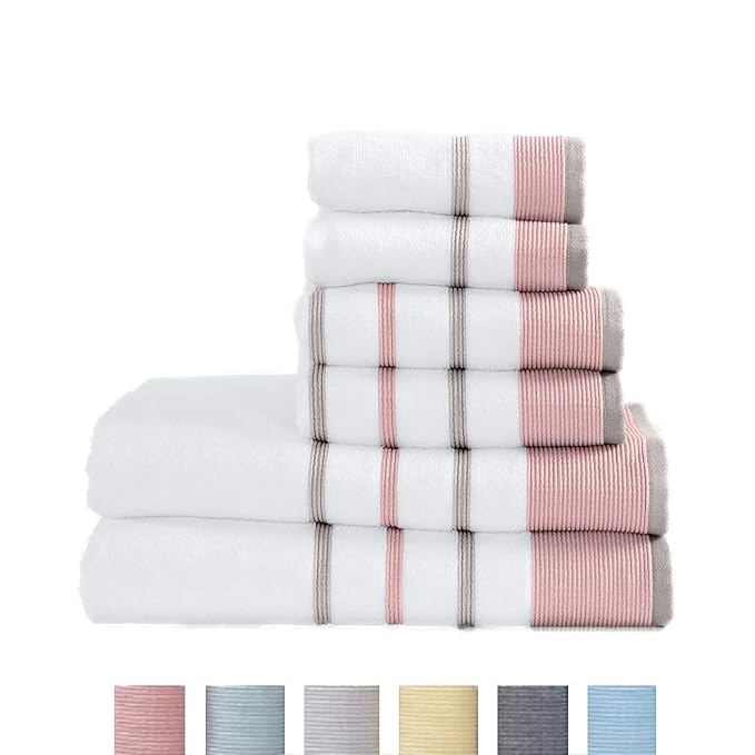 Amazon.com: Great Bay Home 6-Piece Luxury Hotel/Spa 100% Turkish Cotton