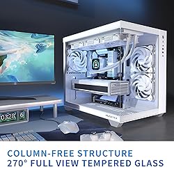 MUSETEX ATX PC Case, 360MM RAD Support, 3 x 120mm