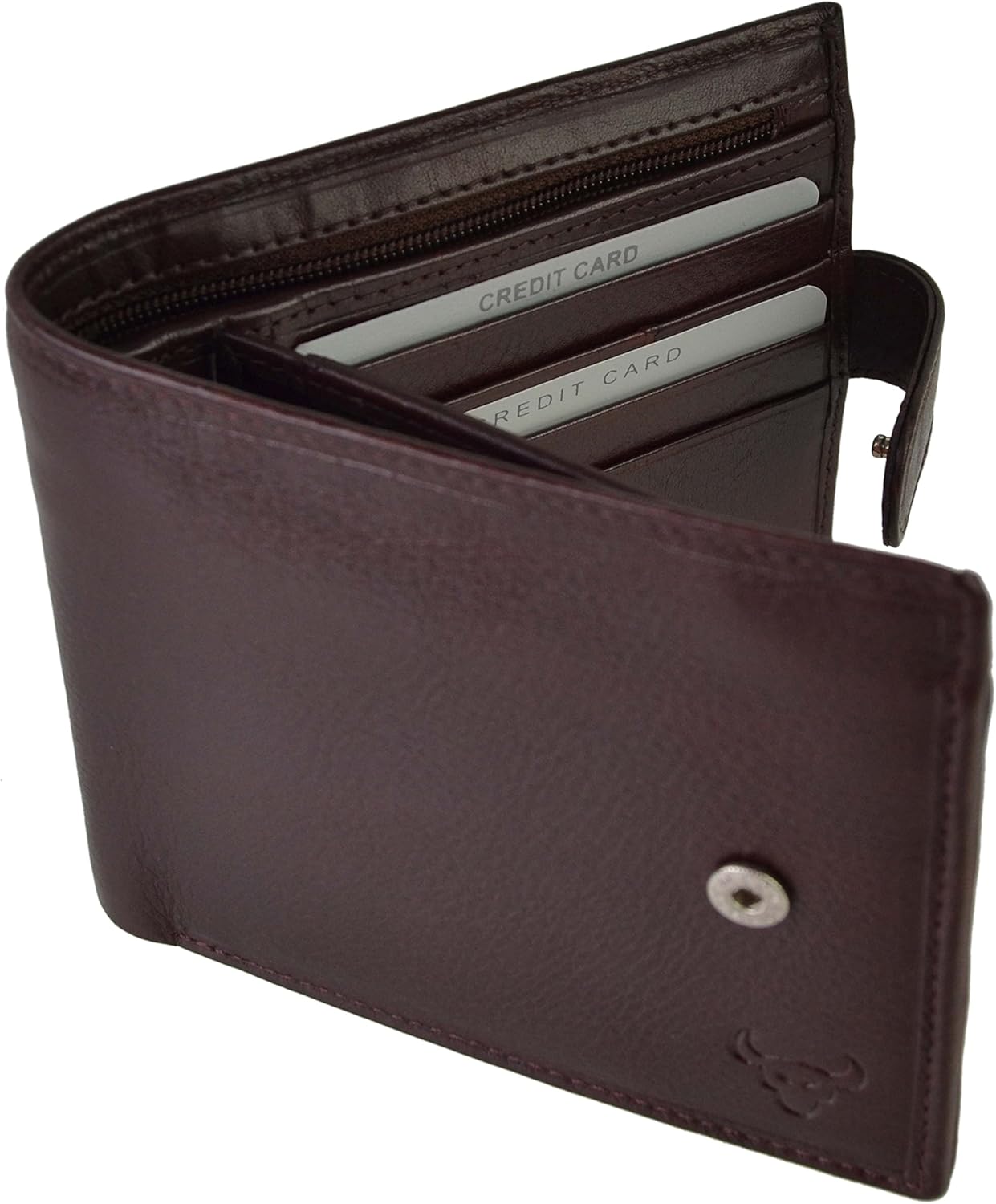 Kenneth Brownne Da Milano Men's Designer Soft Brown Hide Leather wallet - Image 4