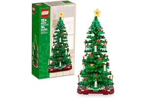 LEGO Christmas Tree - Building Toys for Kids, Boys & Girls, Ages 12+ - Mini Christmas Tree Decorations for Tabletop & Home - 