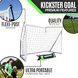 QUICKPLAY Kickster 18.5x6.5ft Portable Football Goal with Carry Bag view 6