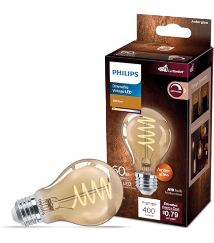 Philips 565671-3.5T10/VIN/820/E26/Amber/G/SP D 4/1PFT20 Tubular