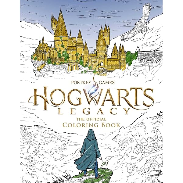 Harry Potter Magical Places & Characters Poster Coloring Book