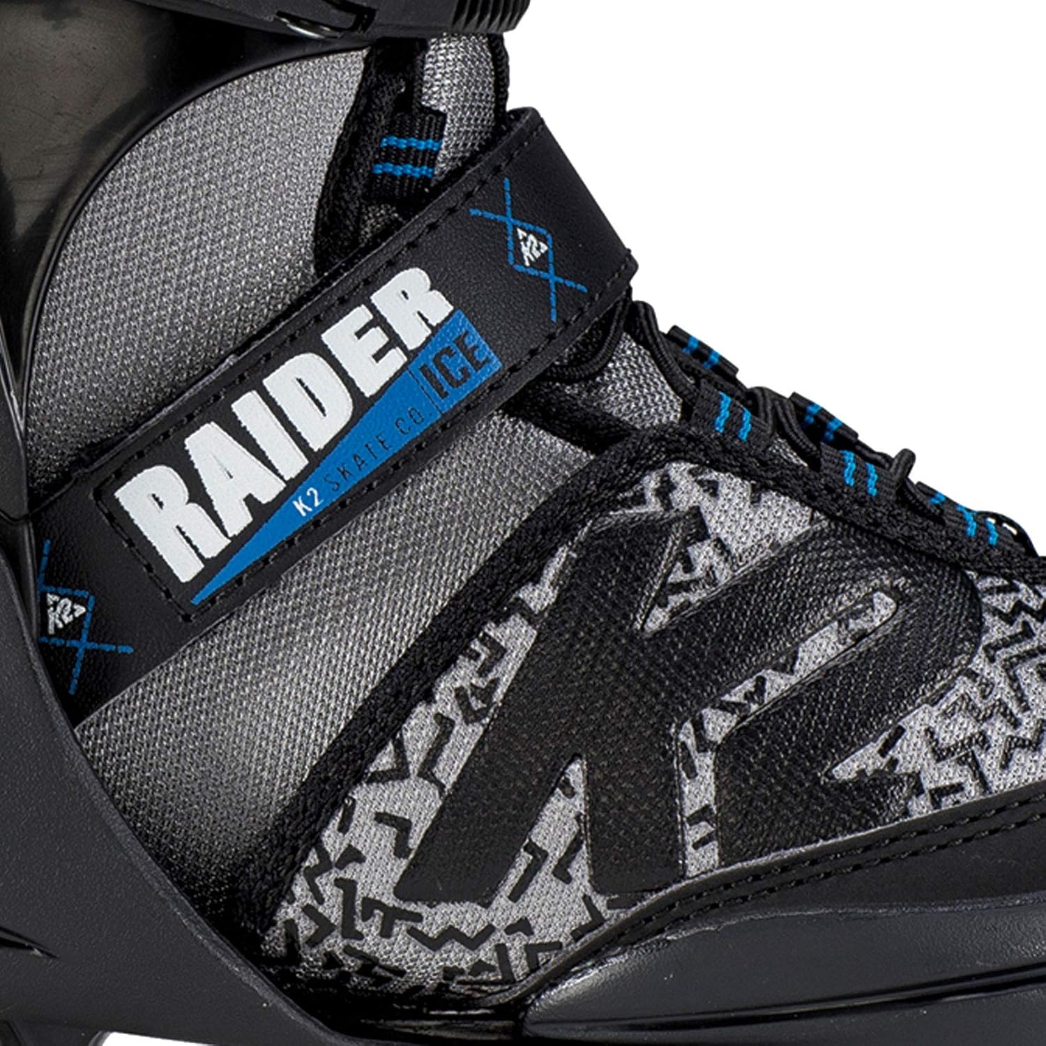 K2 Skate Boy's Raider Ice Skate, Gray Black : Sports & Outdoors