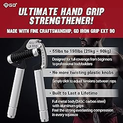 GD IRON GRIP EXT 90 Hand Grip Strengthener Premium