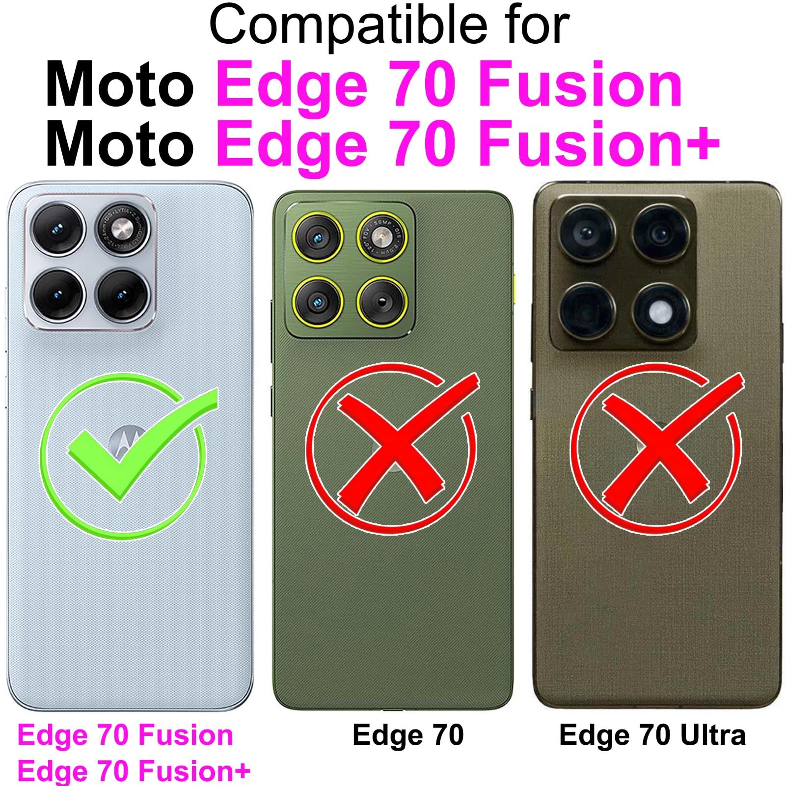 CaseGla Handyhülle für Motorola Edge 70 Fusion Hülle, Türkis 2
