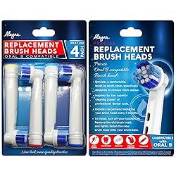 Replacement Brush Heads Compatible with OralB