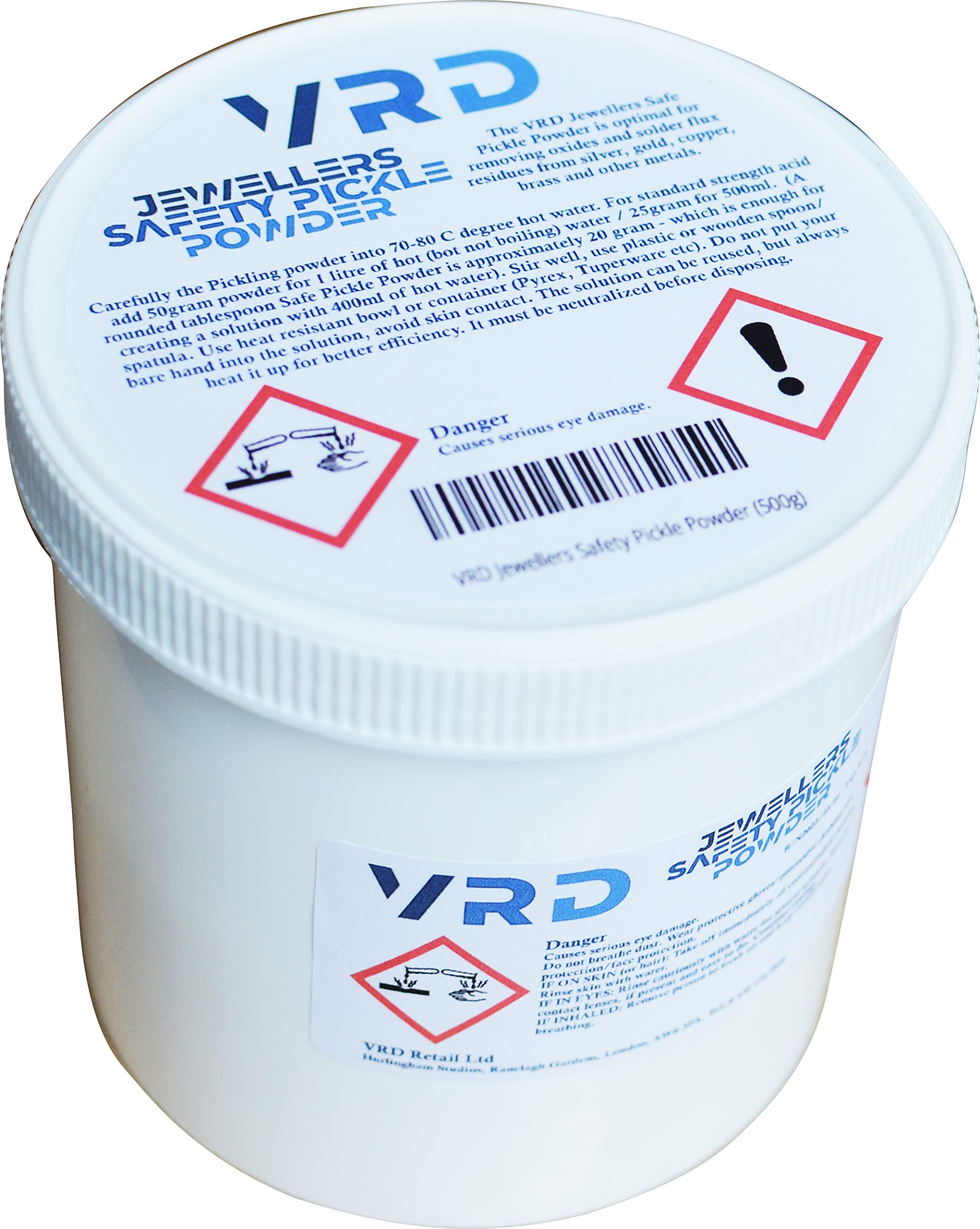 VRD Jeweller's Safety Pickle Powder - Removes Fire Scale, Oxides and Flux Deposits (500 g)
