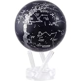 MOVA Self Rotating Globe, Constellations Classic (4.5") | solar powered globe, no batteries or cords, gift for astronomy lovers, premium kinetic display, space desk decor