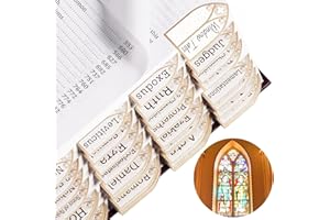 HOMEAIR Bible Tabs, Church Window Shape, Bible Tabs for Women & Men, Laminated Bible Tabs, Christian Gifts, Large Print Bible Tabs for Easy Navigation, Bible Index Tabs Label, Bible Study Supplies, Boho Theme