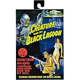 NECA Universal Monsters - 7&rdquo; Scale Action Figure - Ultimate Creature from the Black Lagoon Figure (B&amp;W)