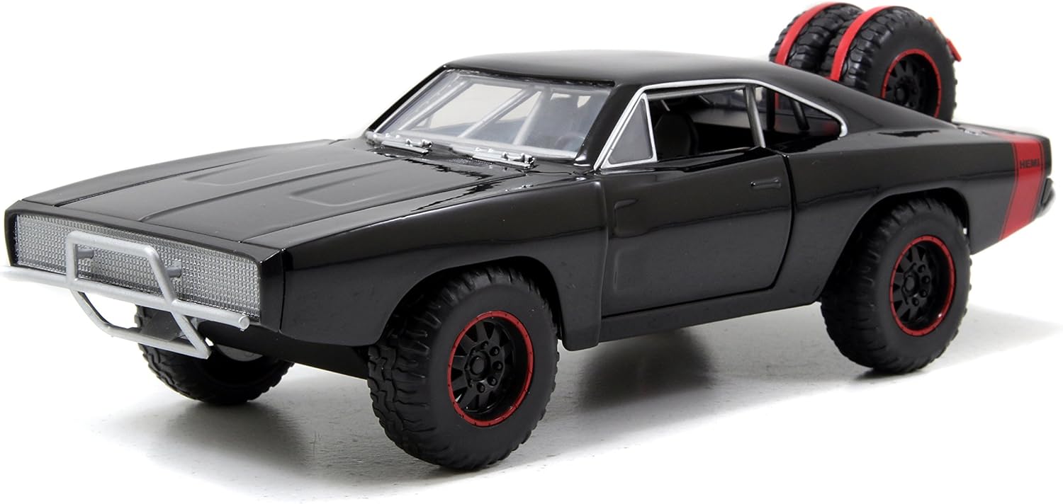 FAST&FURIOUS 1970 DODGE CHARGER OFFROAD 1:24 SCALE DIE-CAST REPLICA CAR, Multi-coloured, 1:24 escala