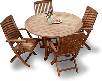 Amazon Com Three Birds Casual 4 Feet Oxford Table With 4 Braxton