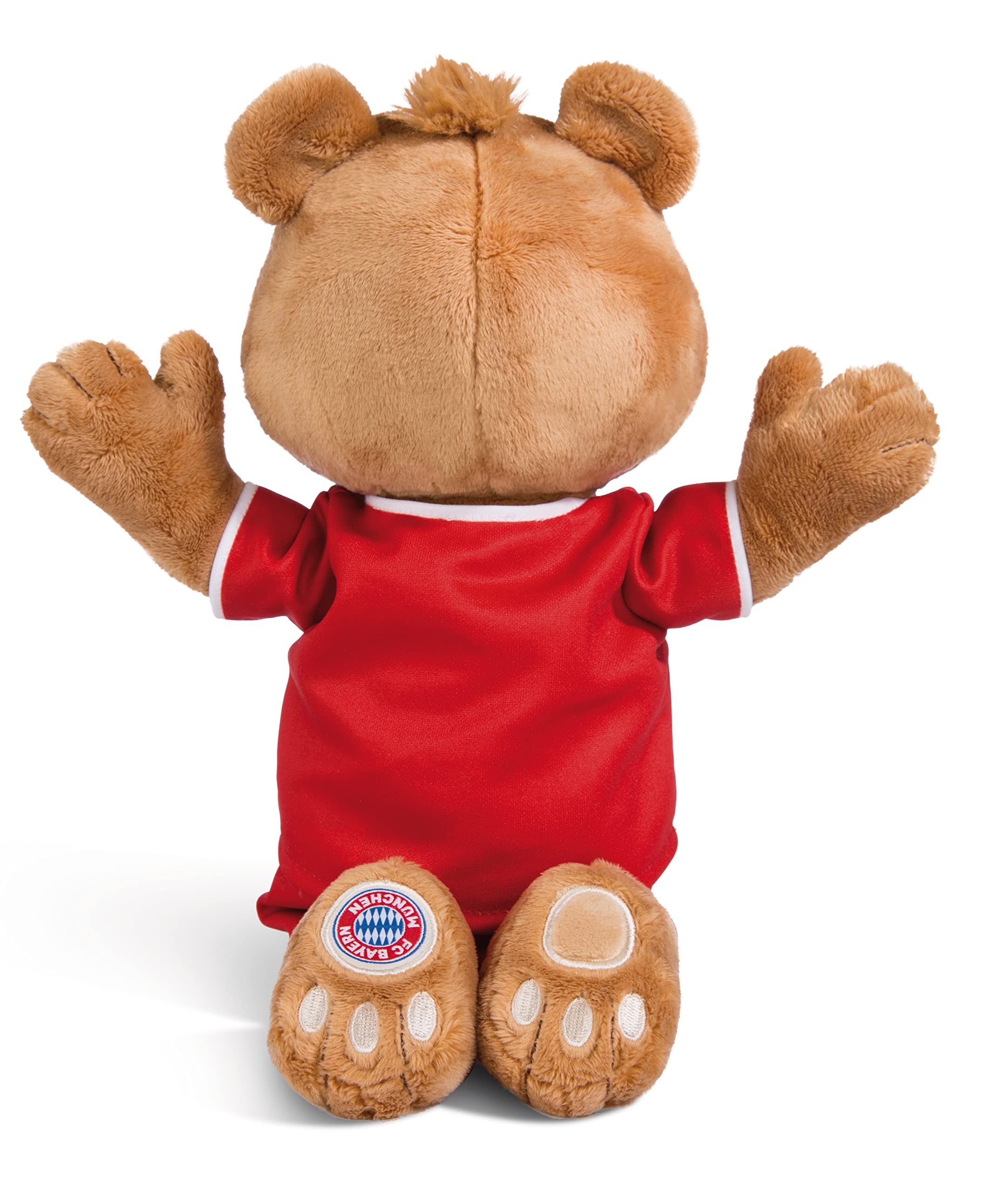 NICI Kuscheltier FC BAYERN MÜNCHEN Bär Berni 35 cm – Stofftier aus weichem Plüsch, Fußball Fanartikel zum Kuscheln und Spielen, für Kinder & Erwachsene, 49074, tolle Geschenkidee, braun 3