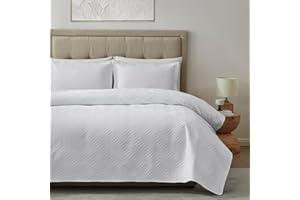 Hansleep Quilt Set Full Queen - Quilt Queen Size Bedding Set, Lightweight Bedspread Coverlet, Ultrasonic Quilting