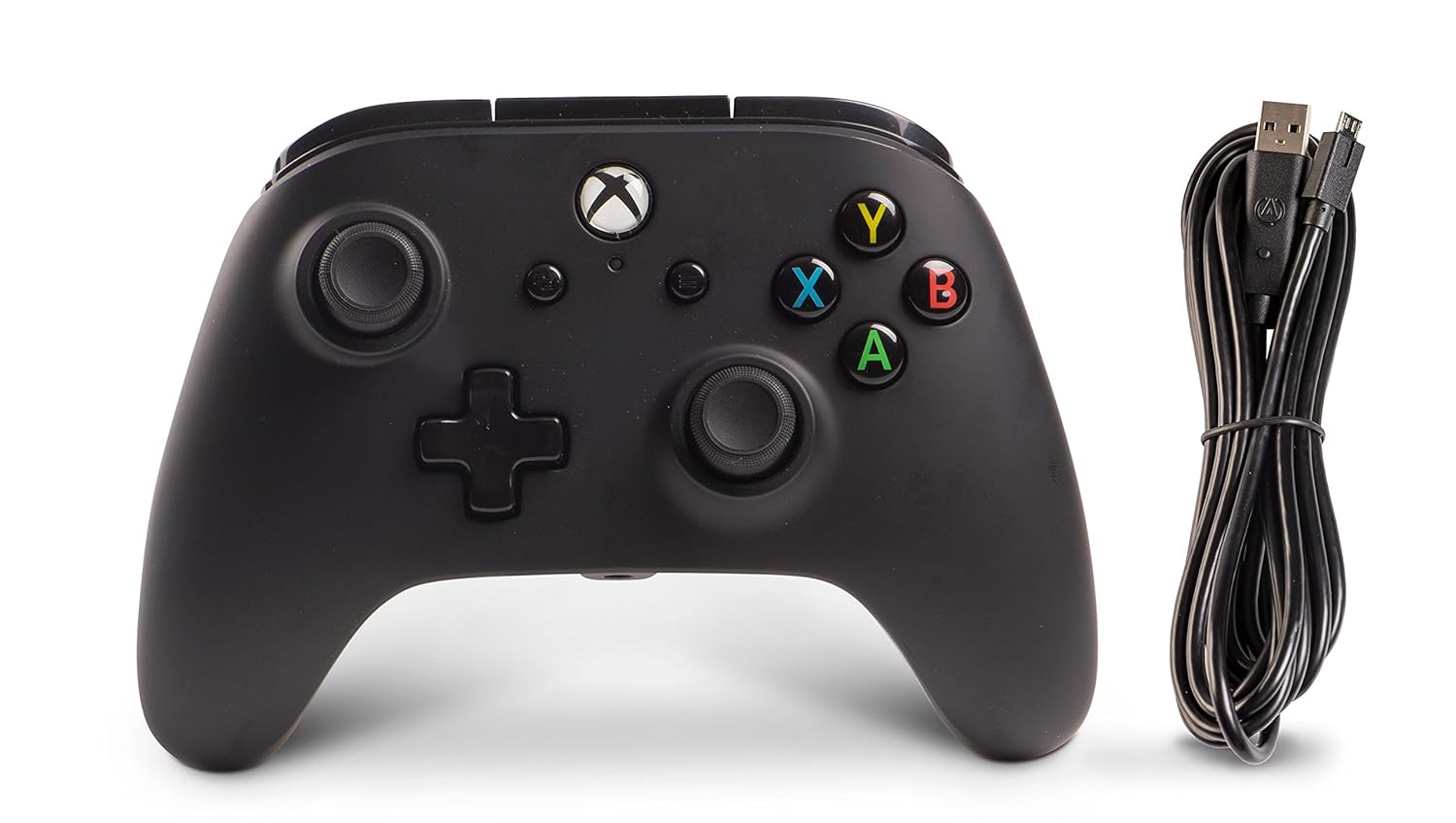 PowerA Enhanced Wired Controller for Xbox One - Black: Video Games