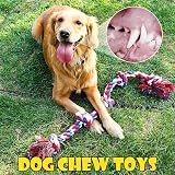 Speedy Panther Indestructible Dog Rope Toy 90cm 5 Knots Large Aggressive Chewers view 7