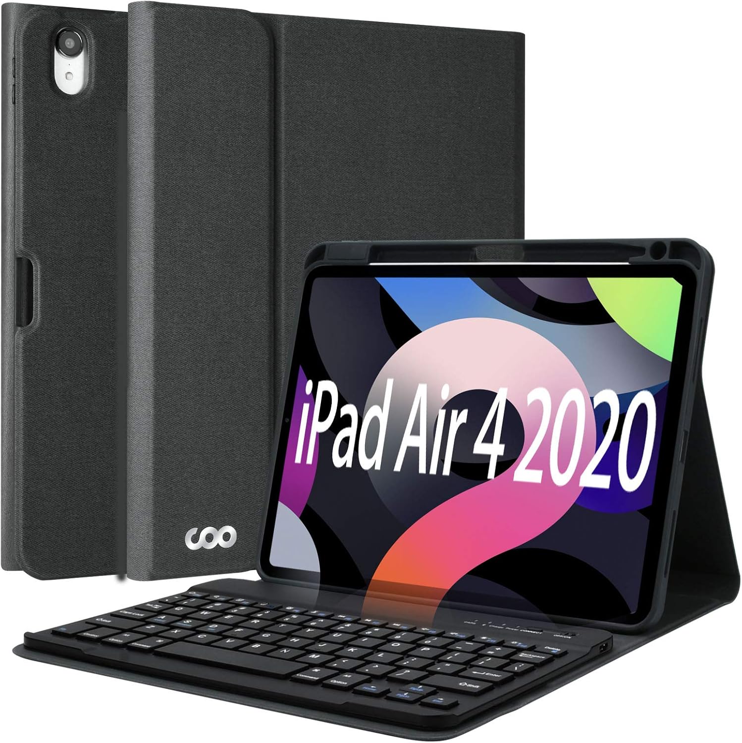 New iPad Air 4 Keyboard Case 10.9″ 2020, Keyboard Case for iPad Air 4th Gen/iPad Pro 11″ 2018