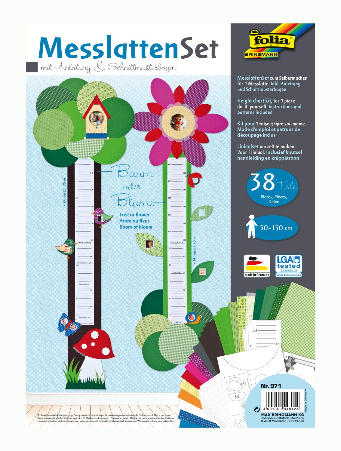 Folia 971 Tree Height Inserts Set or Flower
