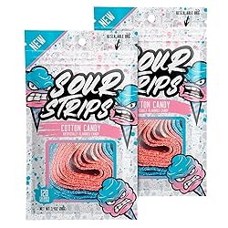 SOUR STRIPS Cotton Candy Flavored | Deliciously