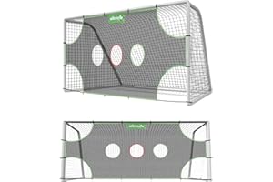 Wosofe Soccer Goal Target Soccer Training Equipment Net with Scoring Zones Improve Kick Practice Shooting and Goalshot Accuracy Training