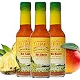 Elijah's Xtreme Pineapple-Mango Habanero Hot Sauce 3 Pack, Made with Fresh Fruit for Vibrant Flavor and Roasted Yellow Habanero Peppers for Heat