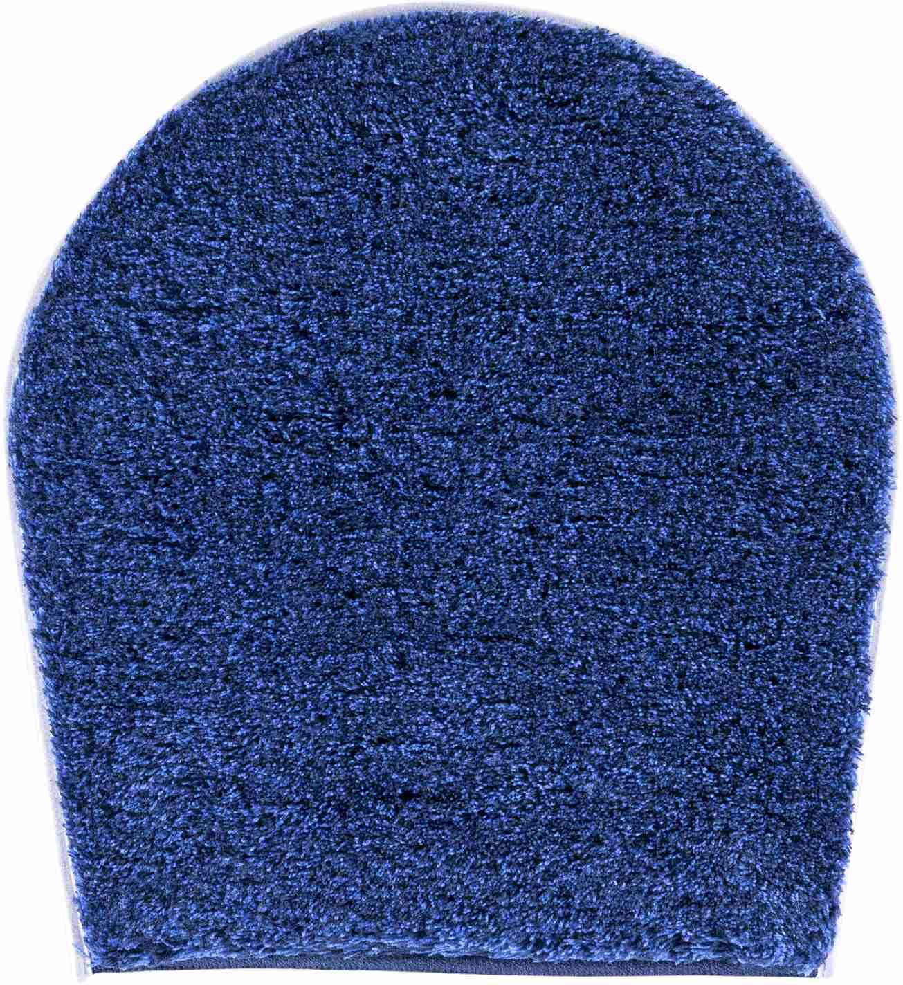 Grund Bath Mat 27 mm, Ultra Soft and Absorbent, Anti Slip, 5 Years Warranty, MELANGE, Toilet Seat Cover 47x50 cm, Royal Blue