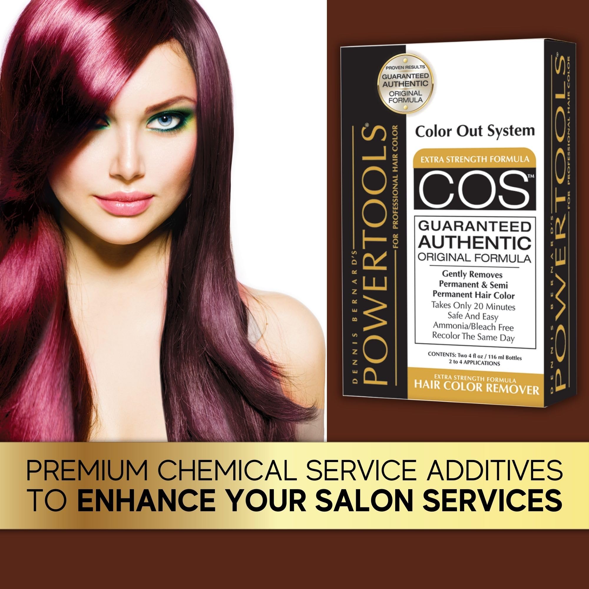COS, The Original Color Out System | Guaranteed Authentic Original Formula l Safely Remove Semi & Permanent Hair Color | Ammonia Free