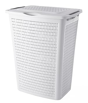 Rotho 1448001109 Wäschesammler Country, 50 L