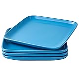 Bruntmor 8 inch Ceramic Dinner Plates- Set of