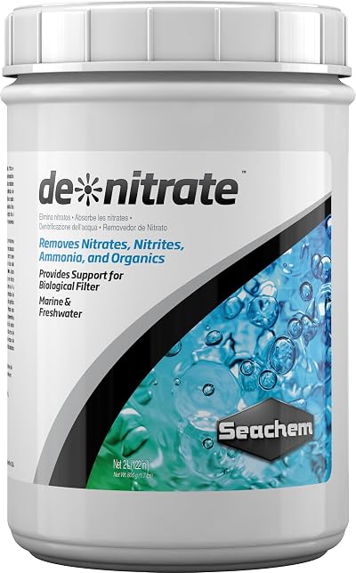 Seachem De Nitrate Remover 2 Litre Aquarium Water Treatment