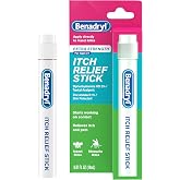 Benadryl Itch Relief Stick, Extra Strength, 0.47 fl. Oz | For Rashes, Insect and Bug Bites, Fits in Backpack or First Aid Kit, Outdoor Activities, Sporting Events, Picnics, Camping