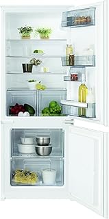AEG SCB51421LS Einbau Kühl-Gefrier-Kombination mit Gefrierteil unten / 160 Liter Kühlschrank / 57 Liter Gefrierschrank / Kühlschrank mit schnell abtaubarem Gefrierfach / A++ (204 kWh/Jahr)
