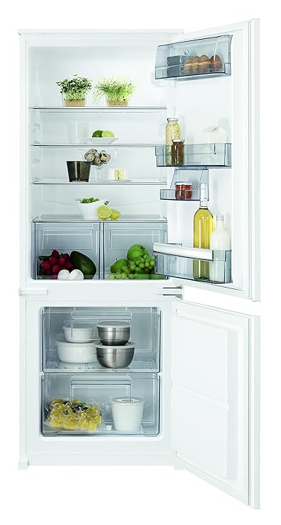 AEG SCA7142ALS Einbau-Kühl-Gefrierkombination / 1446 mm / Gefrierteil unten / 217 L / LowFrost – weniger Eisbildung / Schlepp