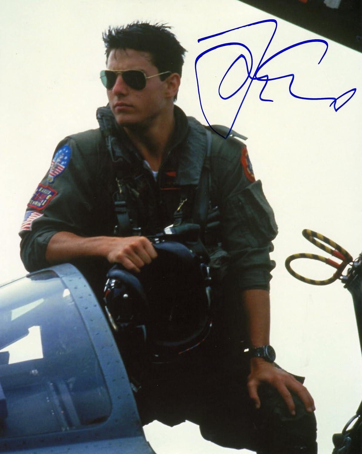 Photographs - Tom Cruise - Top Gun Autograph Signed 8 x 10 Photo
