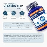 Zipvit High Strength Vitamin B12 1100mcg, 360 Vegan Tablets, Energy Support view 6