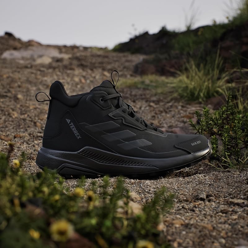Homme Terrex Anylander Mid Rain.Rdy Hiking Shoes, Core Black/Core Black/Grey Four, 42 EU — photo 2 sur 8