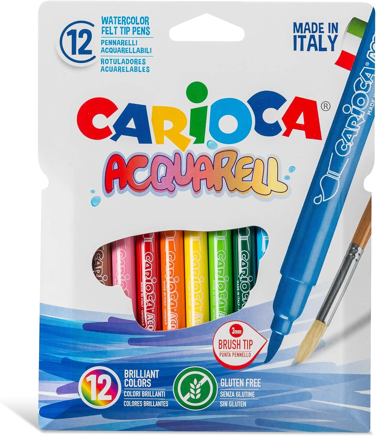 Carioca A53321012 - Pack de 12 rotuladores: Amazon.es: Oficina y papelería