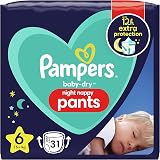 Pampers Baby Nappy Pants Size 6 15+ kg 31 Nappies Baby Dry Night