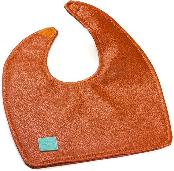 leather baby bib