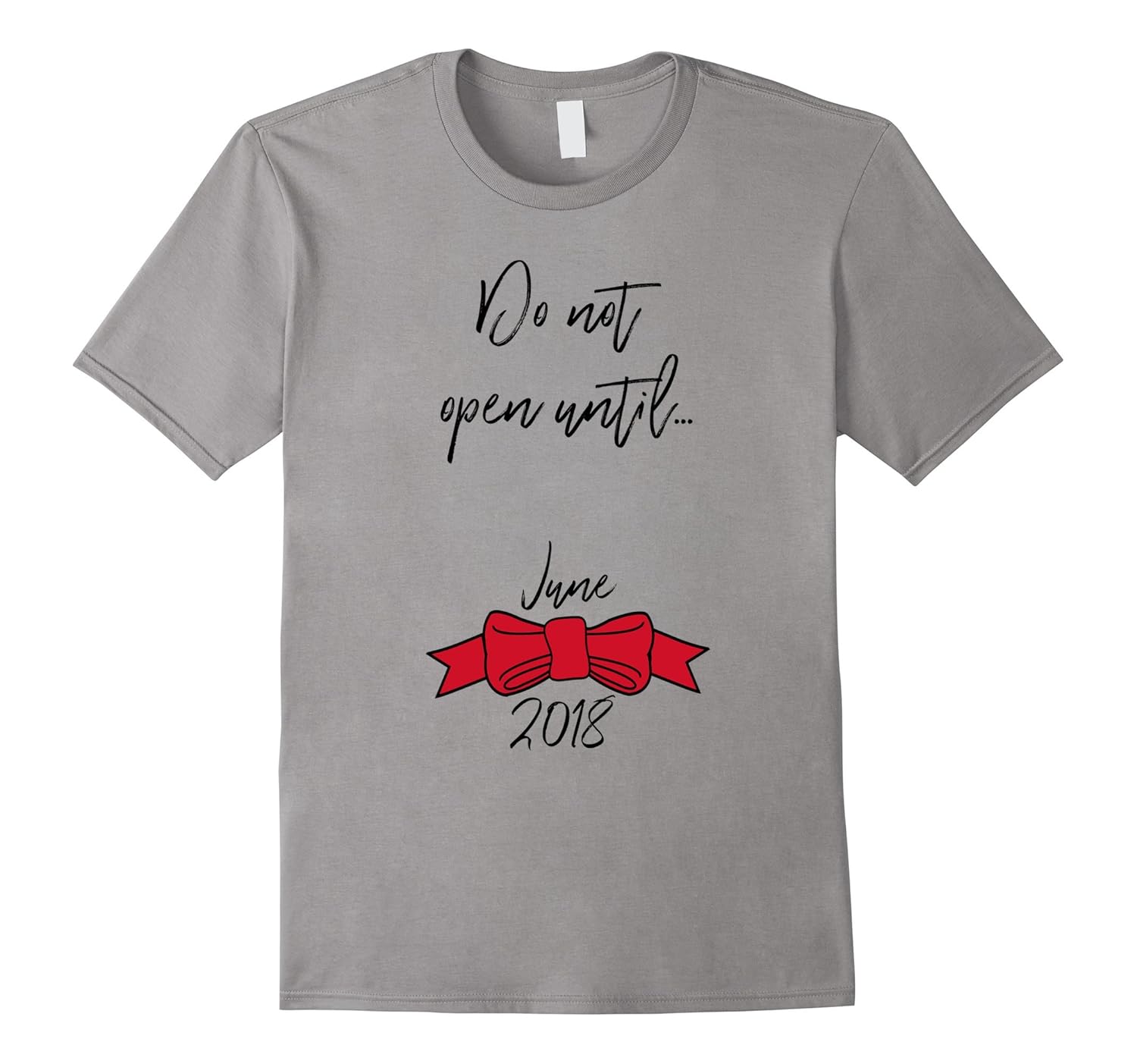 Do Not Open June Christmas Pregnancy Announcement Shirt-ANZ