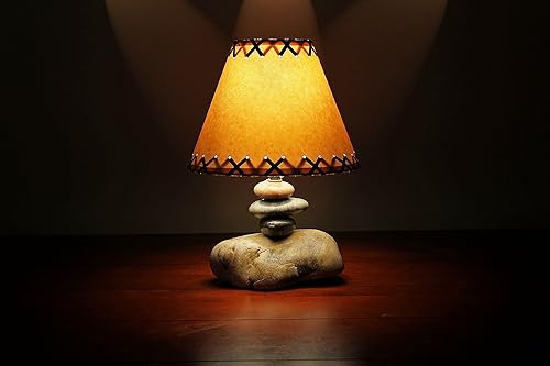 Amazon Com Set Of 2 Rustic Cabin Lodge Style Lamp The Clearwater