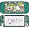 GeekShare Protective Case Slim Cover Case Compatible with Nintendo Switch OLED and Joy-Con - Shock-Absorption and Anti-Scratch Skin Case for OLED Switch - Bunny Garden